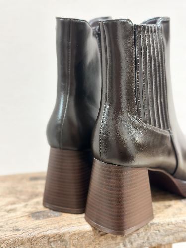 Bottines vernies - Marron