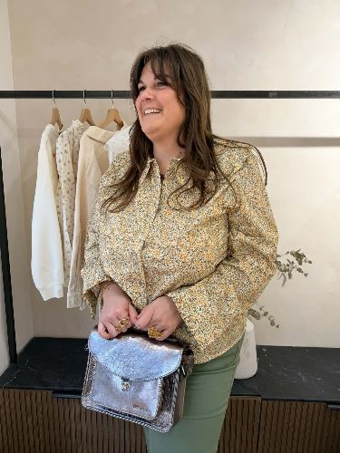 Blouse col claudine liberty