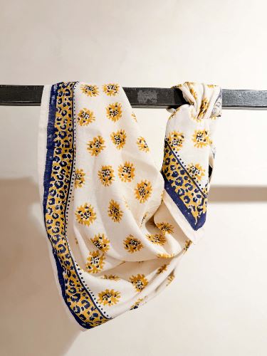 Foulard indien - Clarence ecru