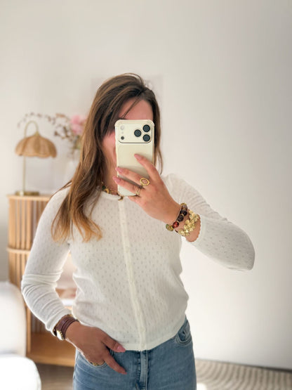 Gilet Ermione blanc