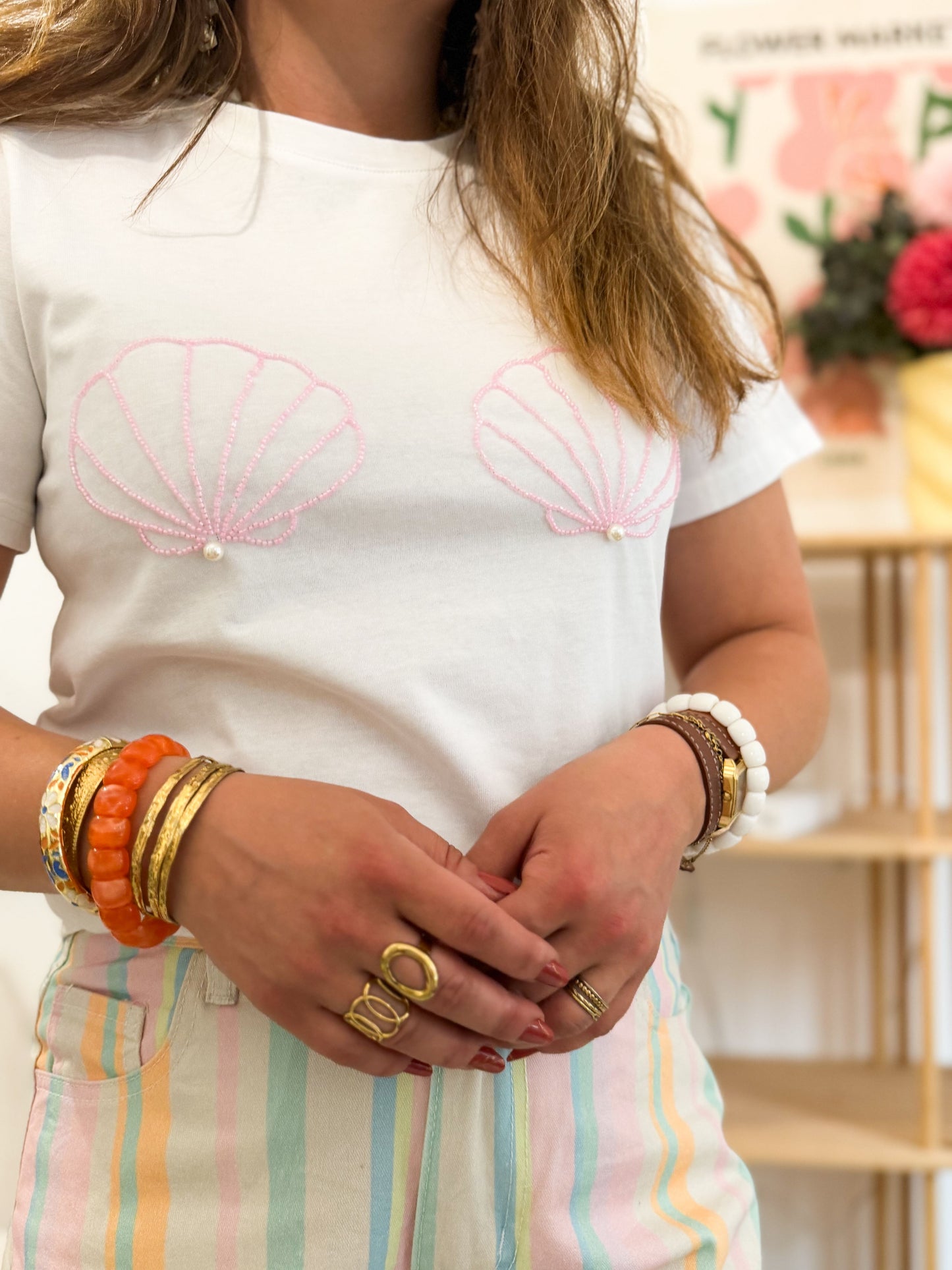 T-shirt coquillage