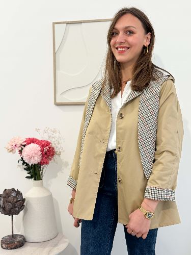 Veste imper réversible