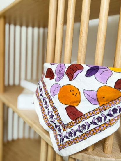 Foulard Pomelo lilas - 50cm