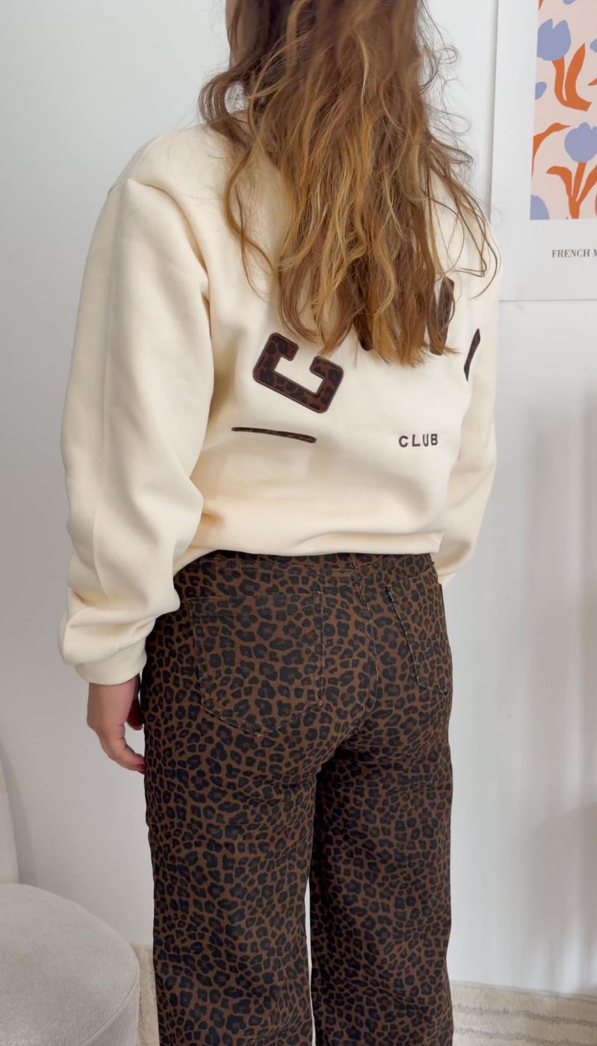 Sweat iconic écru