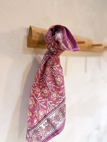 Foulard Bellis Poudré 50cm