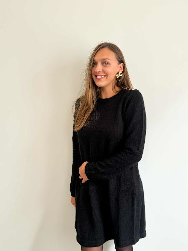 Robe pull noir