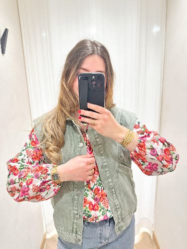 Blouse fleurs