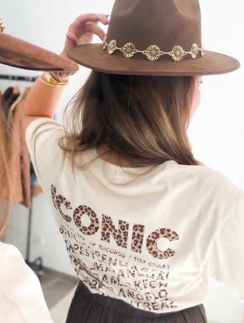 T-shirt iconic beige
