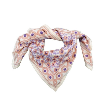 Foulard flower seventies