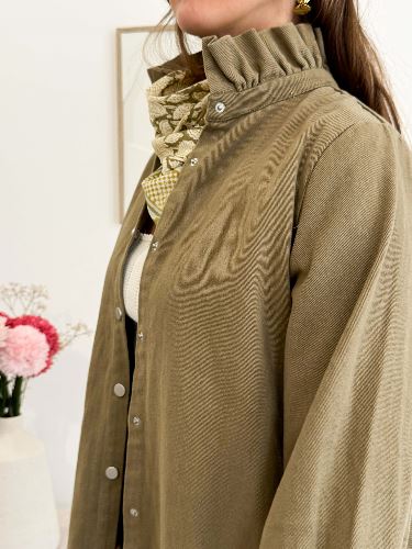 Foulard - Iris feuille