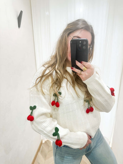 Pull cerise
