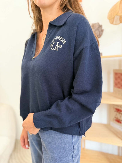Polo bleu marine