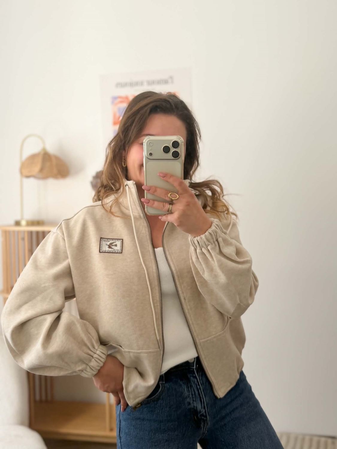 Gilet beige - Peace