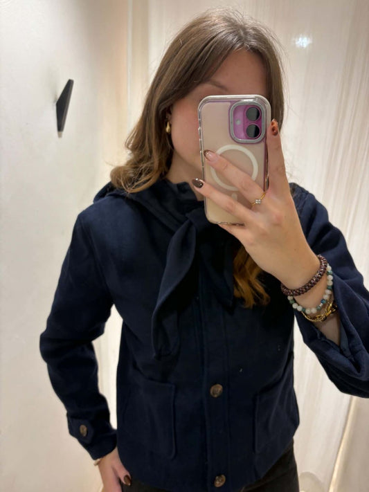 Manteau bleu marine
