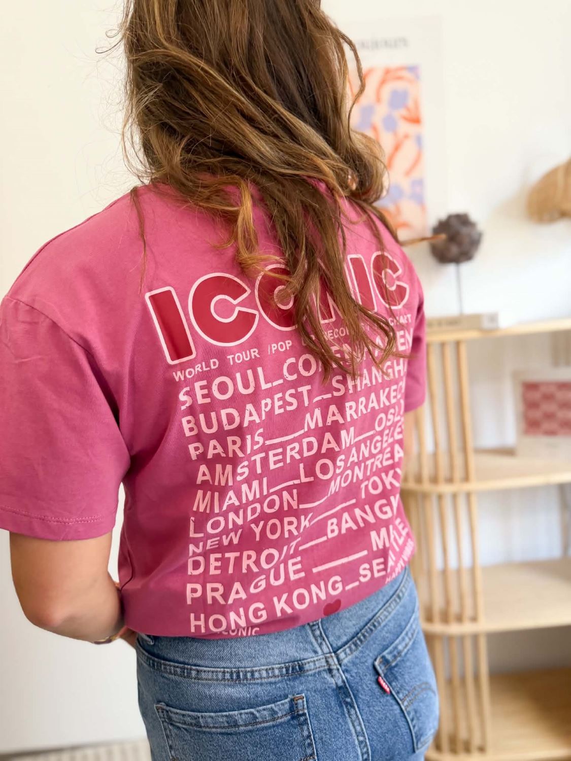 T-shirt ICONIC - Prune