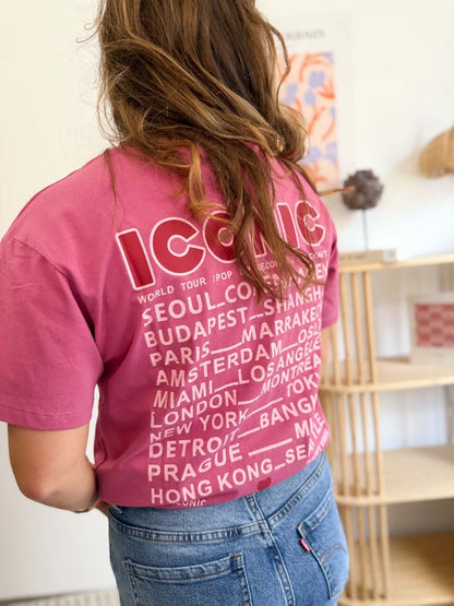 T-shirt ICONIC - Prune