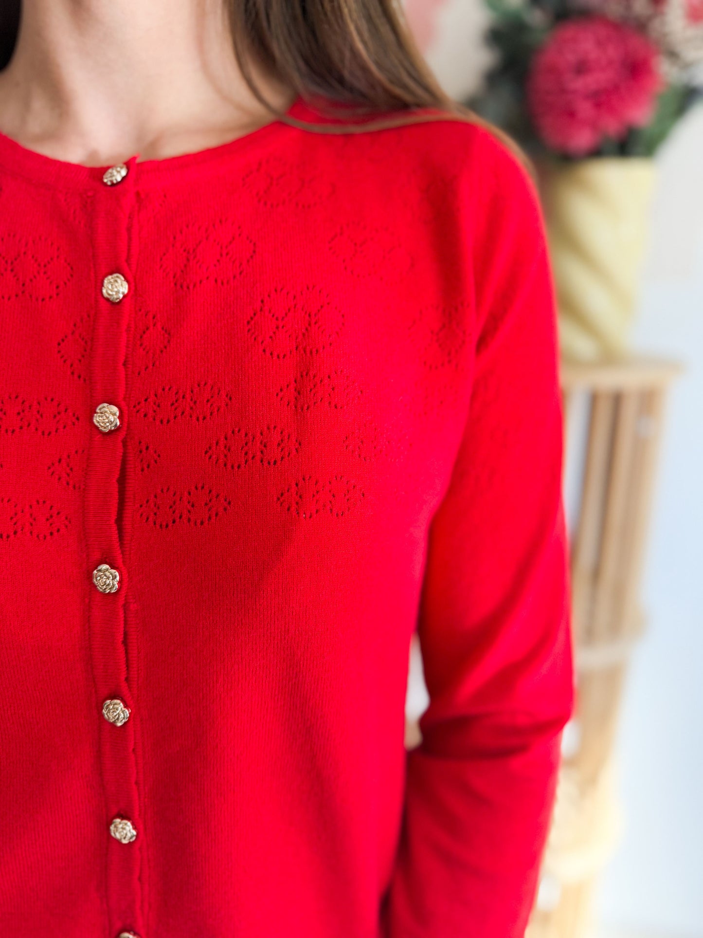 Gilet fin rouge