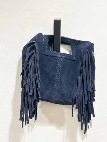 Sac à franges mini - Marine