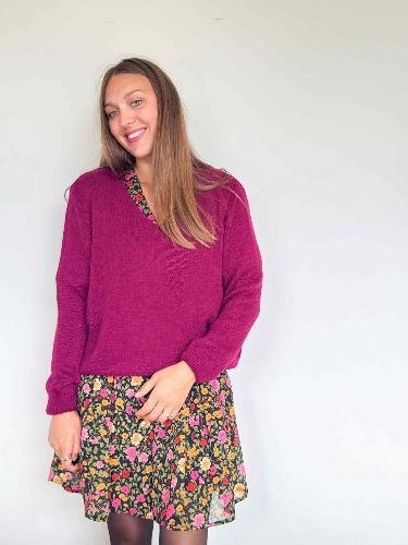 Robe fleurs d automne