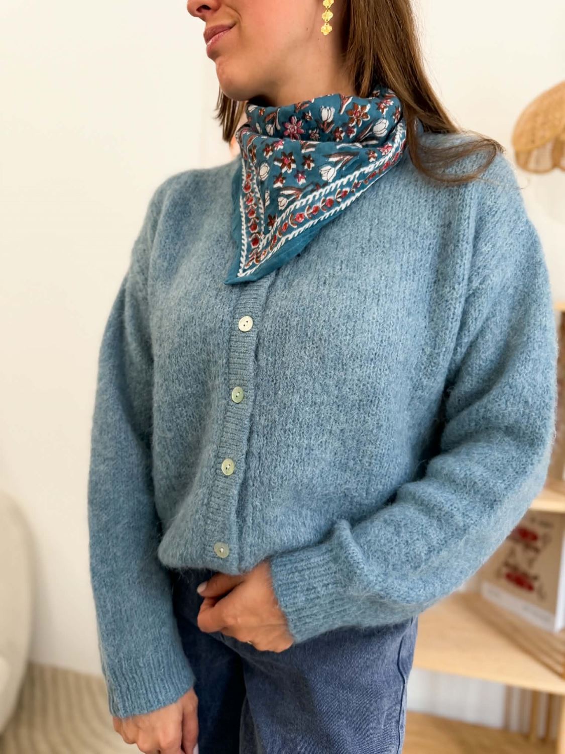 Gilet Octave - Bleu