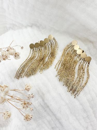 Boucles d'oreille à franges