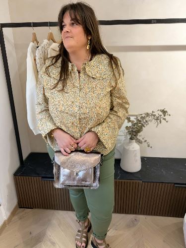 Blouse col claudine liberty