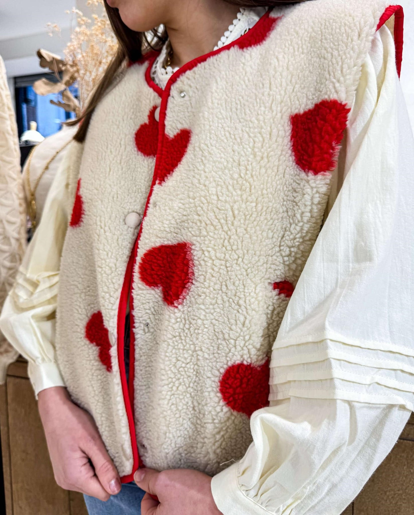 GILET COEUR