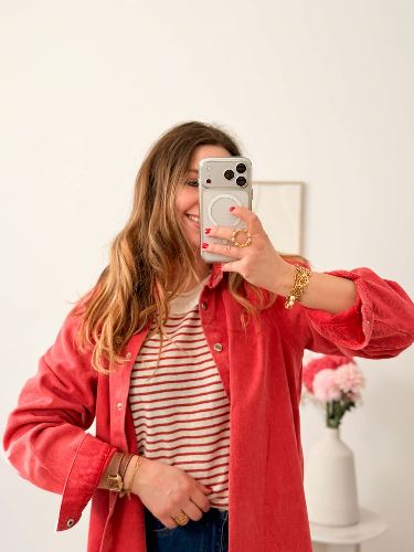 Veste Isaure - Rouge