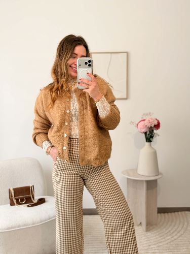 Gilet camel
