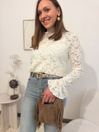 Blouse dentelle