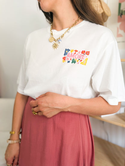 T-shirt Amore flowers