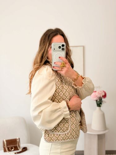 Veste sans manche bohème