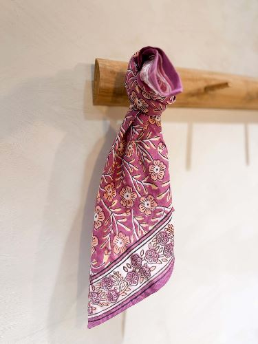 Foulard Bellis Poudré 50cm