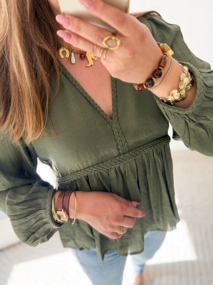 Blouse Flavie - Kaki