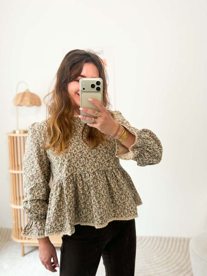 Blouse fleurie