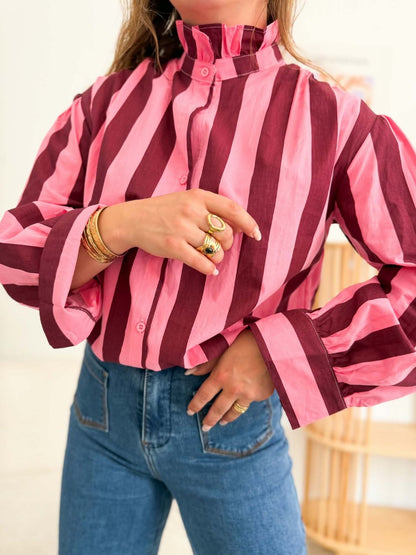 Chemise Victor - Rose bordeau