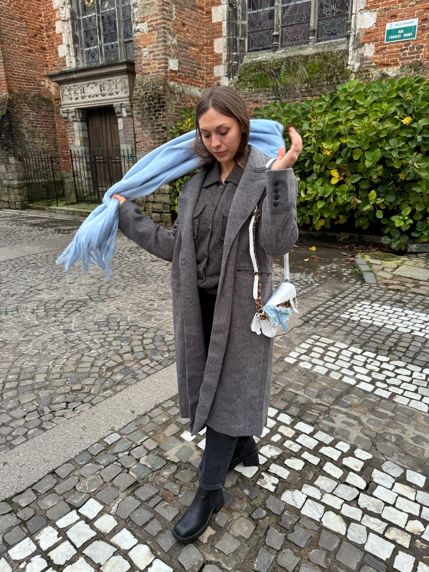 MANTEAU ANTRACITE