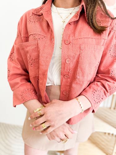 Veste broderie anglaise Lou