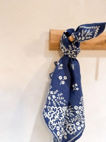 Foulard Mysore bandana Marine - 50cm