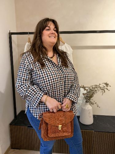 Chemise à carreaux
