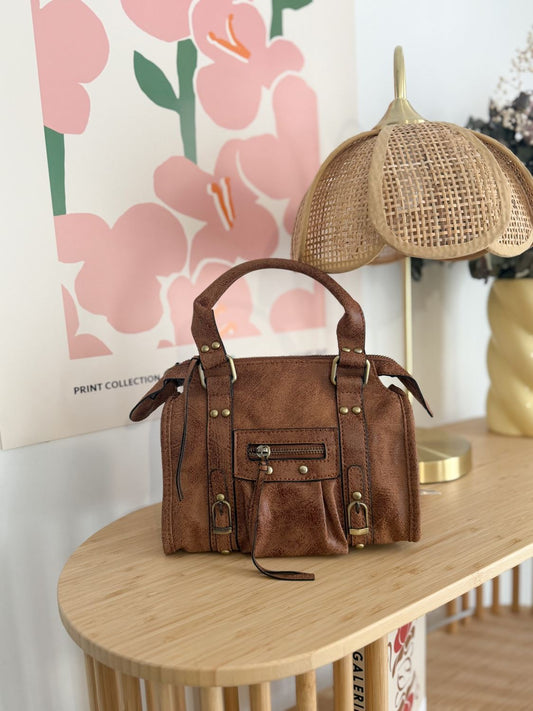 Sac boho vintage marron