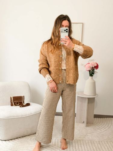 Pantalon à carreaux