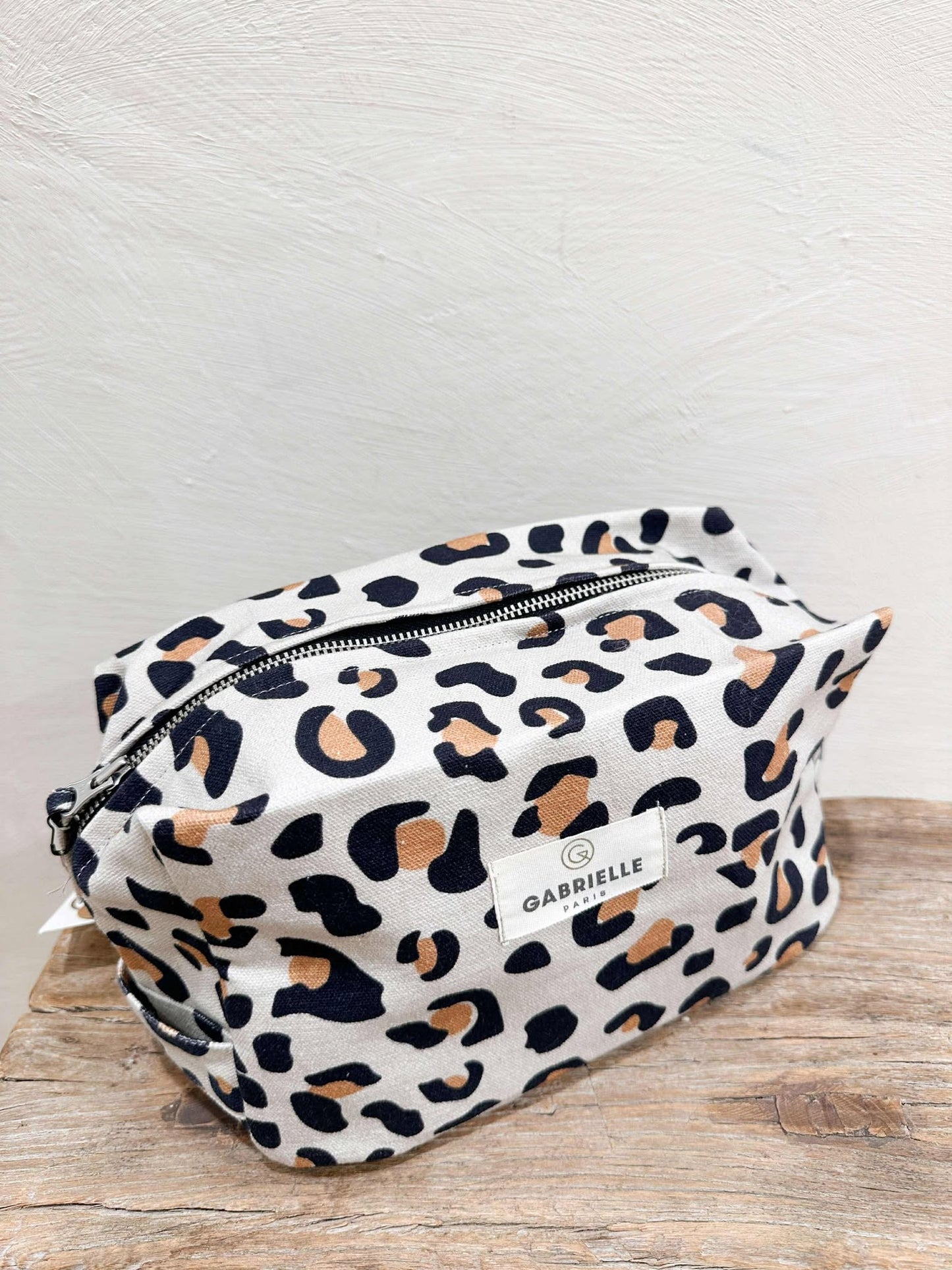 Trousse coton léopard