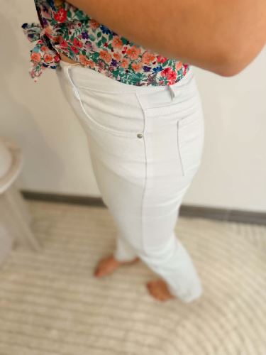 Pantalon droit - Blanc