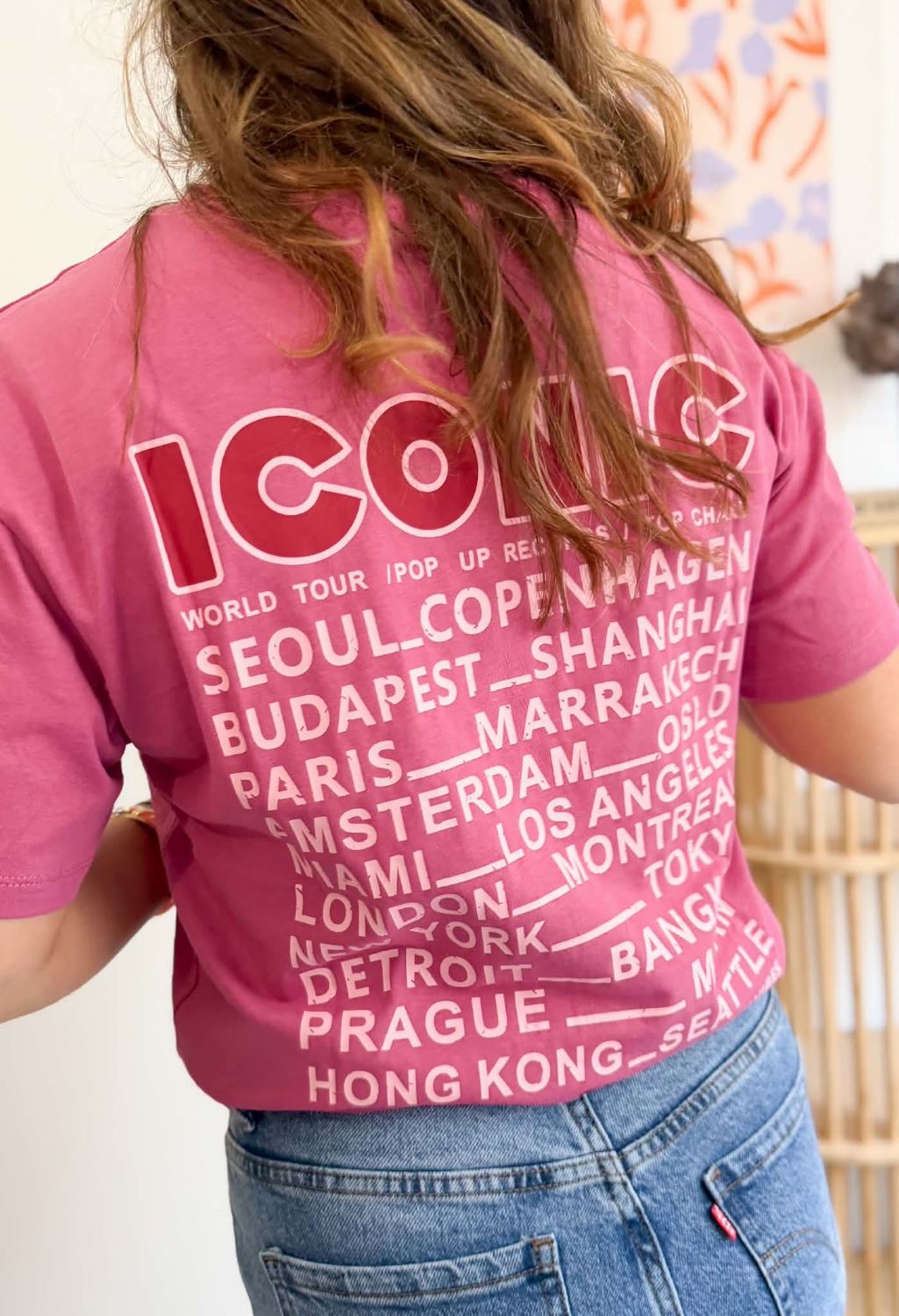 T-shirt ICONIC - Prune