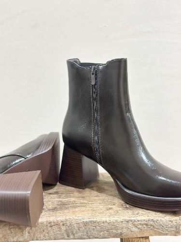 Bottines vernies - Marron