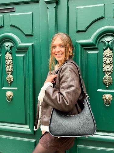 Manteau semili marron