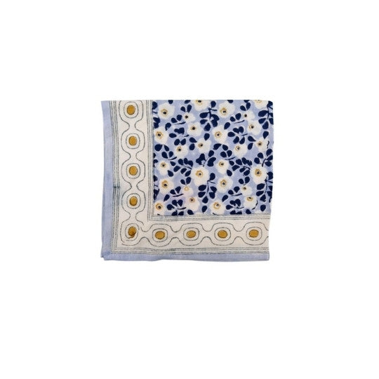 Foulard flover seventies blue