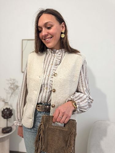 Blouse à lignes - Léna