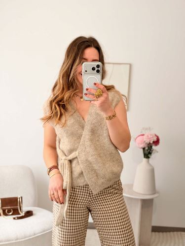 Pantalon à carreaux
